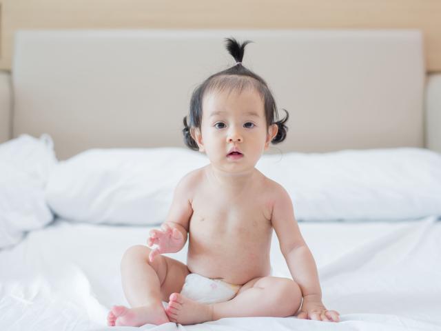 Fiebre escarlatina en bebé